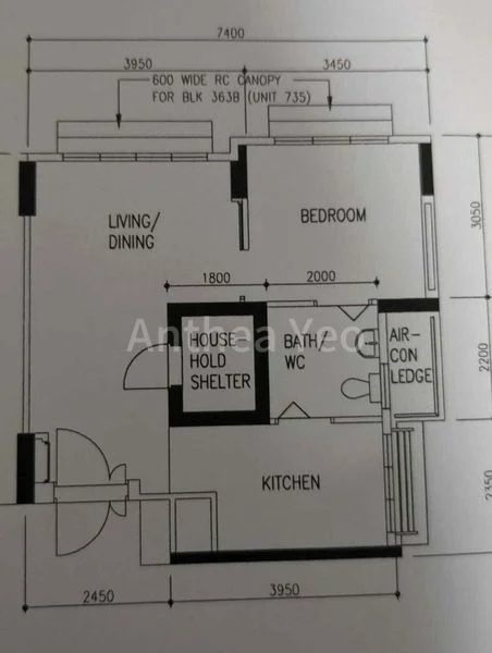 2 Room (2STD) HDB for Rent in  363B Sembawang Crescent - Image 6