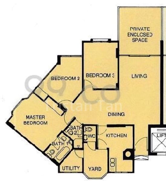 3 Bed Condo for Rent in  West Bay Condominium - Image 7