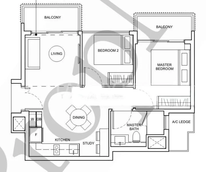 2 Bed Condo for Rent in  Forest Woods - Image 10