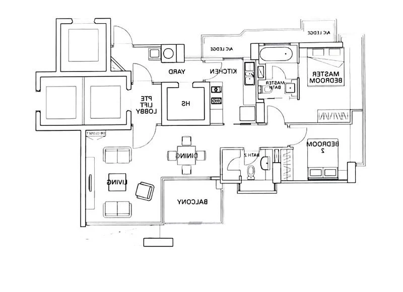 2 Bed Condo for Rent in Residences @ Evelyn - Image 14