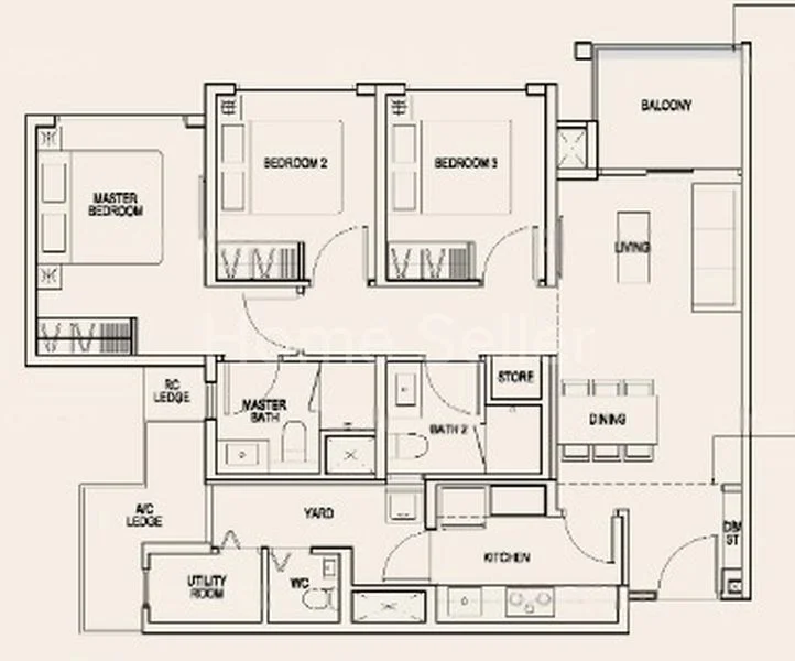 3 Bed Executive Condo for Sale in The Brownstone - Image 7