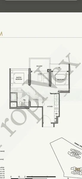 2 Bed Condo for Rent in  Parc Botannia - Image 11