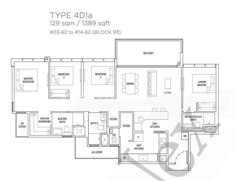 4 Bed Condo for Sale in  The Florence Residences - Image 11