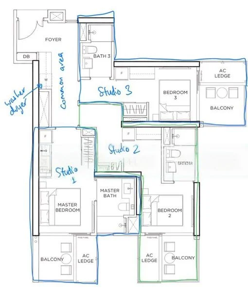 Studio Condo for Rent in  Gem Residences - Image 10