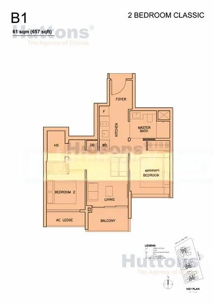 2 Bed Condo for Rent in The Arden - Image 9