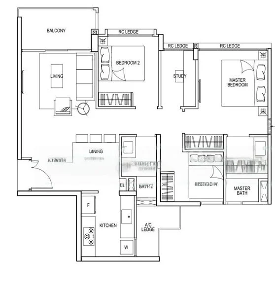 3 Bed Executive Condo for Sale in Bellewaters - Image 17