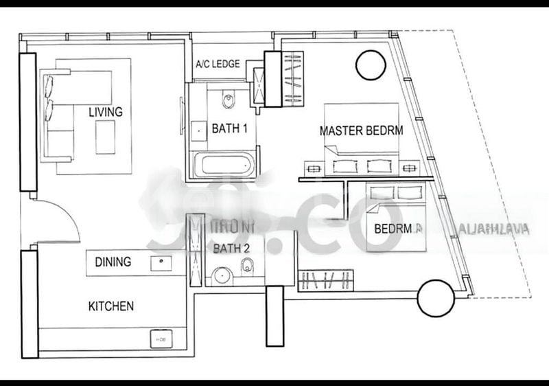 2 Bed Condo for Rent in  Reflections At Keppel Bay - Image 6