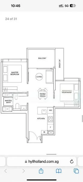 2 Bed Condo for Rent in  Hyll on Holland - Image 9