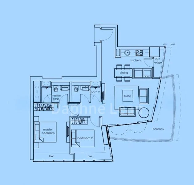 2 Bed Condo for Rent in  One Shenton - Image 12