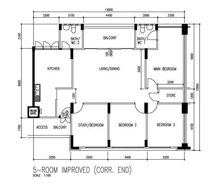 5 Room (5I) HDB for Sale in  103 Pasir Ris Street 12 - Image 6