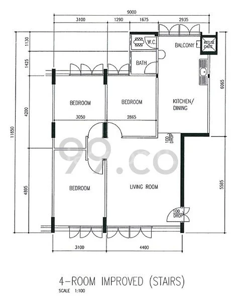 4 Room (4I) HDB for Rent in 75 Marine Drive - Image 11