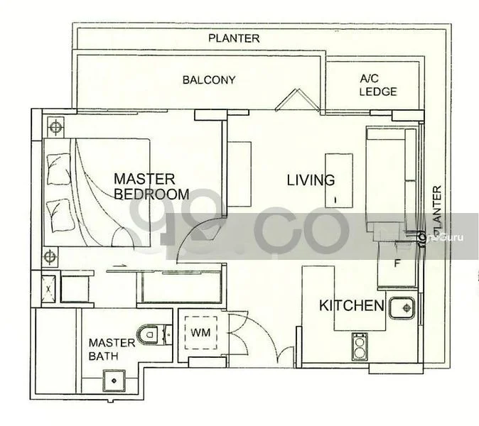 1 Bed Apartment (Condo) for Rent in  Buckley Residence - Image 14