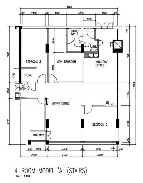 4 Room (4A) HDB for Sale in 119 Pasir Ris Street 11 - Image 12