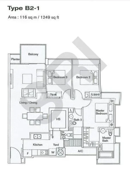 3 Bed Condo for Rent in  Casa Merah - Image 12