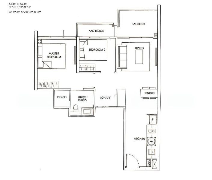 2 Bed Condo for Sale in  The Alps Residences - Image 12