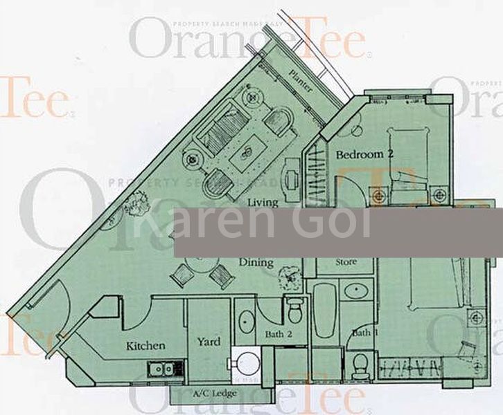 2 Bed (Condo) for Rent in  Oleander Towers - Image 9