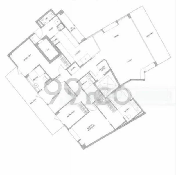 4 Bed Condo for Rent in  Belle Vue Residences - Image 12