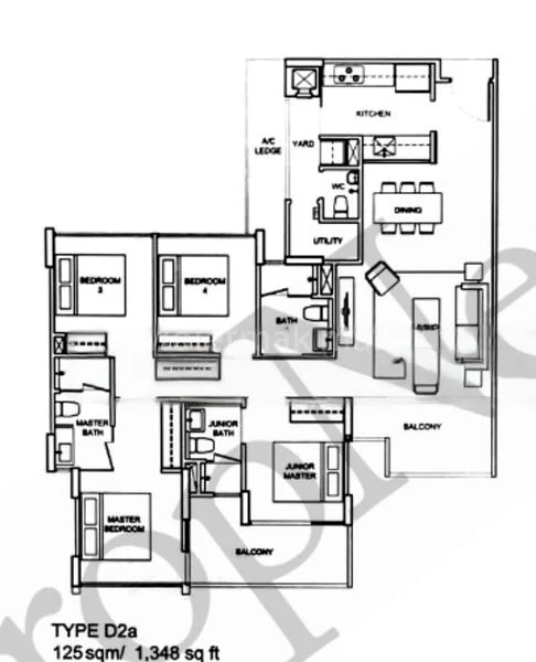 4 Bed Condo for Rent in  Stratum - Image 11
