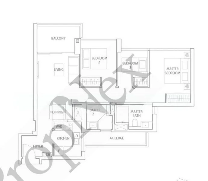 3 Bed Condo for Rent in  JadeScape - Image 11