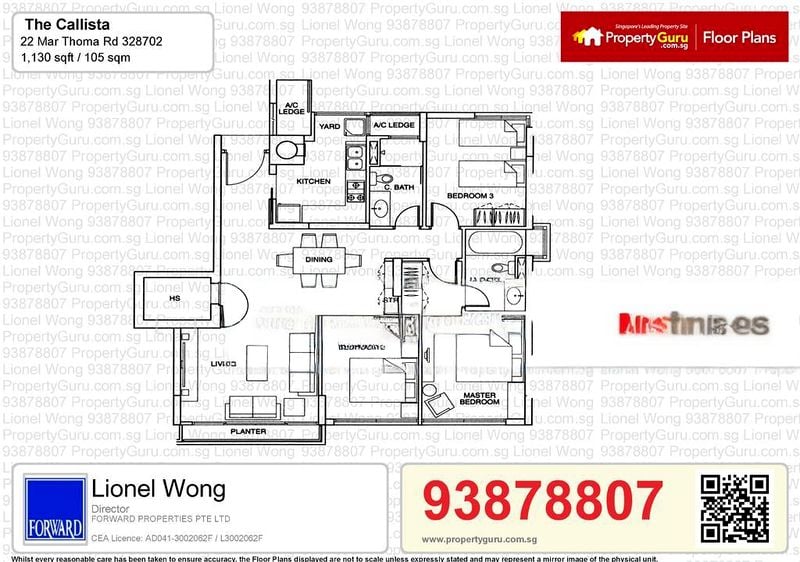 3 Bed Apartment (Condo) for Rent in  The Callista - Image 9