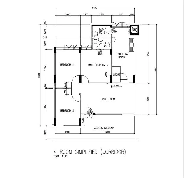 4 Room (4STD) HDB for Sale in  333 Serangoon Avenue 3 - Image 5