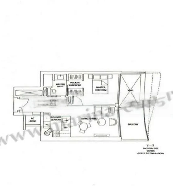 1 Bed Condo for Rent in  Marina One Residences - Image 12