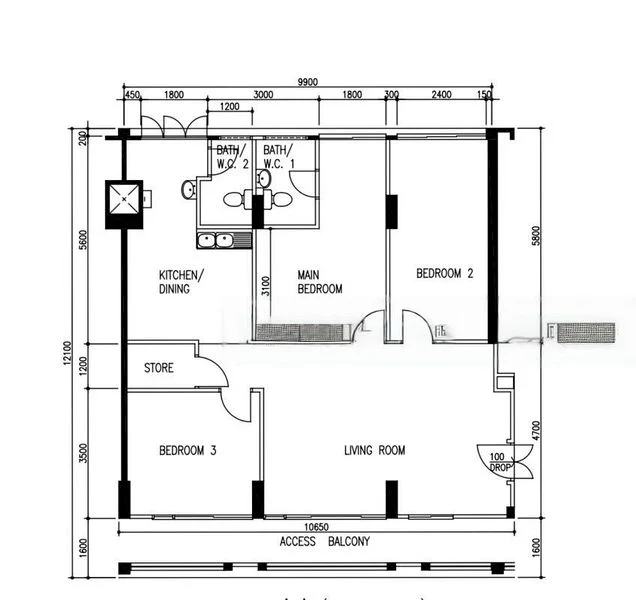 4 Room (4A) HDB for Sale in  40 Sims Drive - Image 7