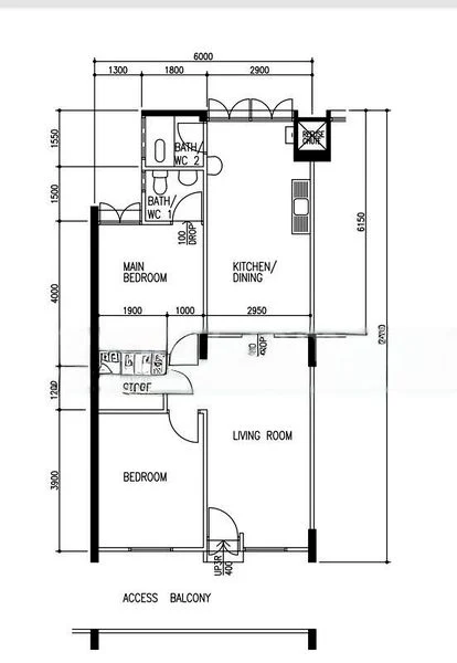 3 Room (3NG) HDB for Rent in  217 Bedok North Street 1 - Image 5
