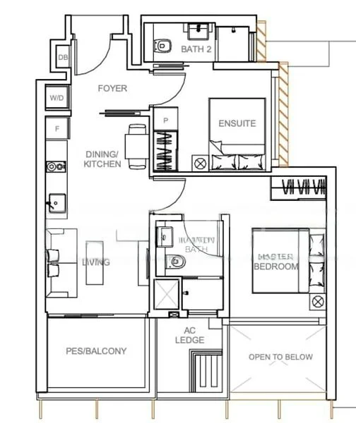 2 Bed Condo for Rent in  Sophia Hills - Image 6