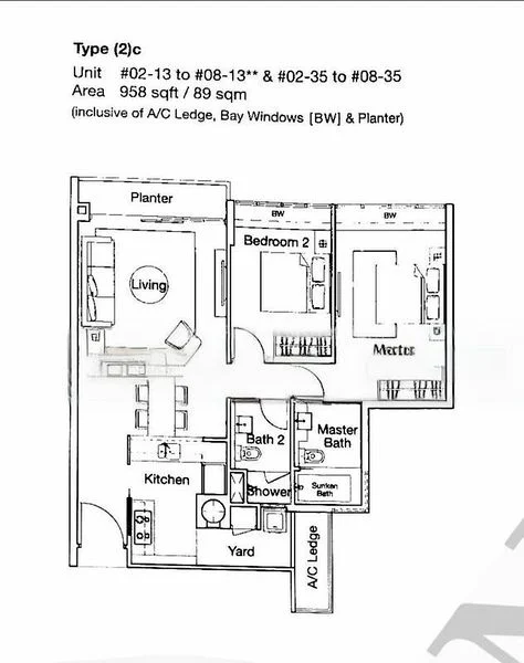 2 Bed Condo for Rent in  Ferraria Park Condominium - Image 18