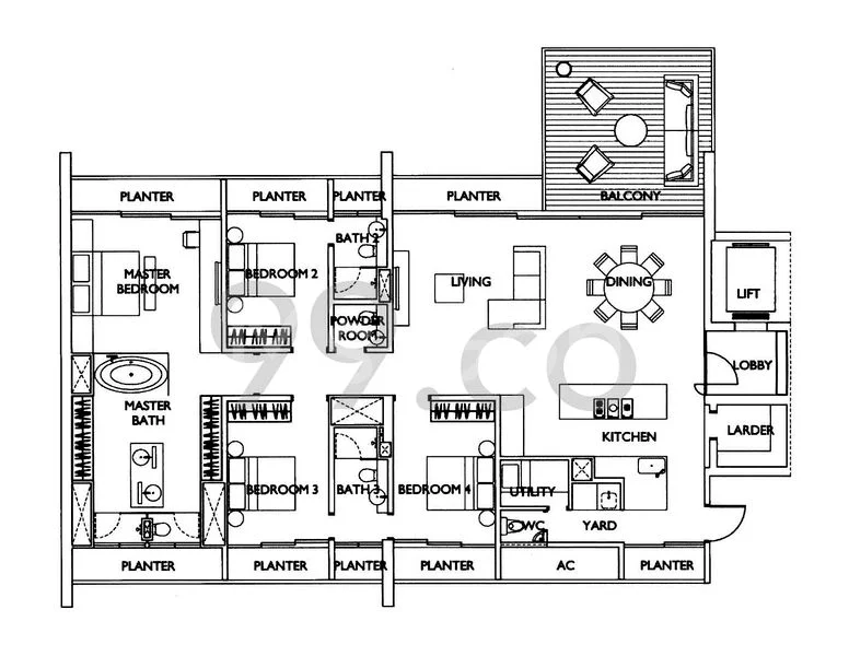 4 Bed Condo for Sale in  Goodwood Residence - Image 10