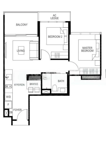 2 Bed Condo for Rent in  The Gazania - Image 12