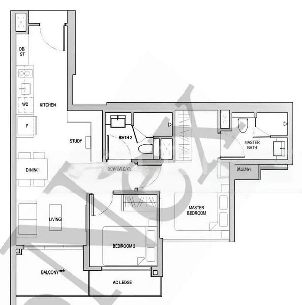 2 Bed Condo for Rent in  Affinity At Serangoon - Image 9