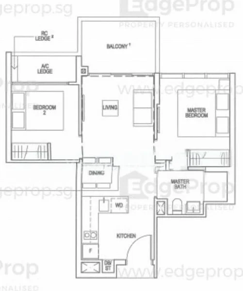 2 Bed Condo for Rent in  Riverfront Residences - Image 7