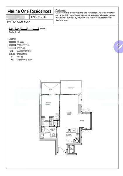 1 Bed Condo for Rent in  Marina One/ The Heart - Image 10