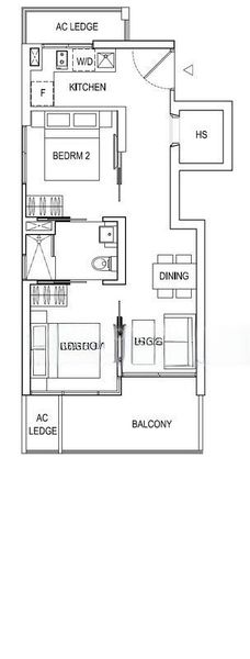 2 Bed Condo for Rent in  Robinson Suites - Image 16