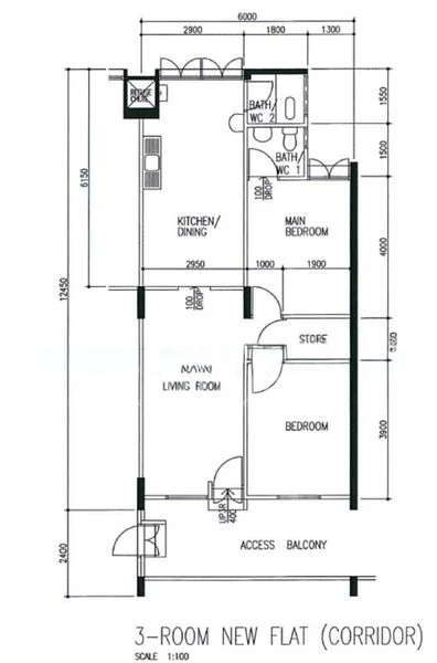 3 Room (3NG) HDB for Rent in  449 Clementi Avenue 3 - Image 7