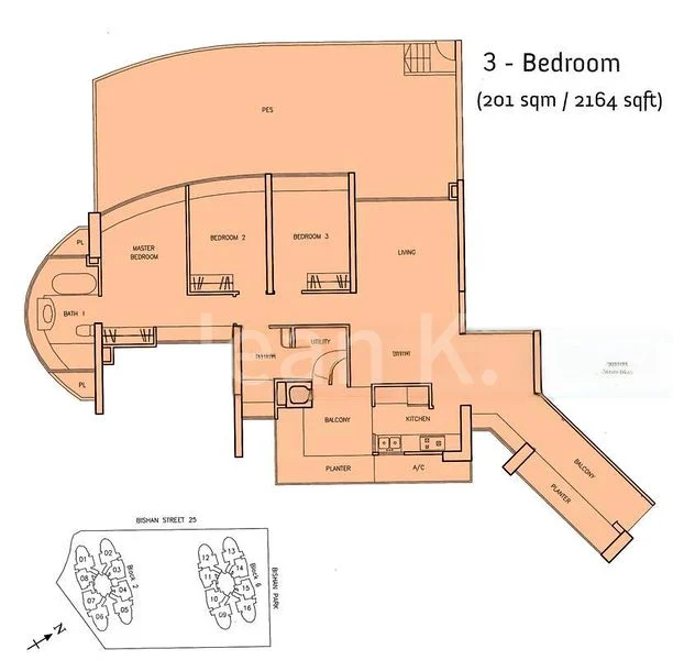 3 Bed Condo for Rent in  Clover By The Park - Image 13