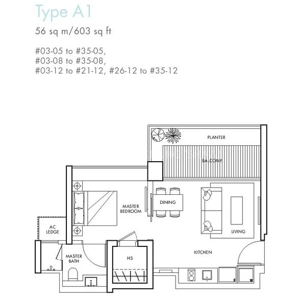1 Bed Condo for Rent in Spottiswoode Residences - Image 17