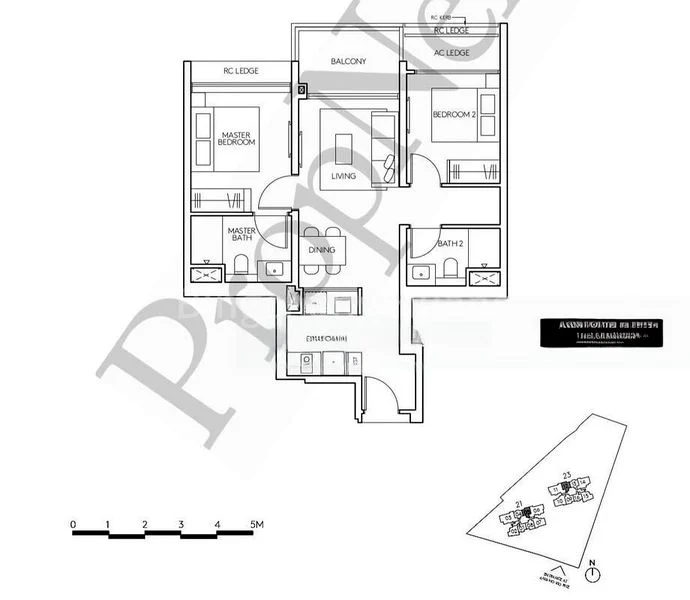 2 Bed Condo for Sale in  AMO Residence - Image 5