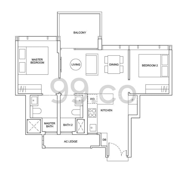 2 Bed Condo for Rent in Hyll on Holland - Image 12