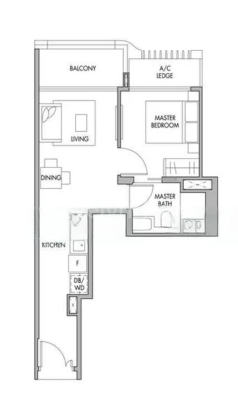 1 Bed Condo for Sale in  The Tre Ver - Image 7