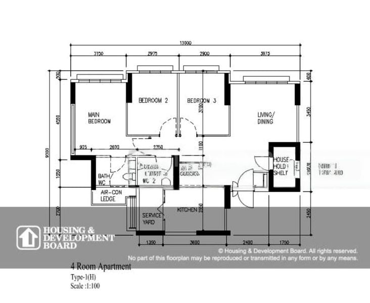 4 Room (4A) HDB for Sale in  232C Sumang Lane - Image 12