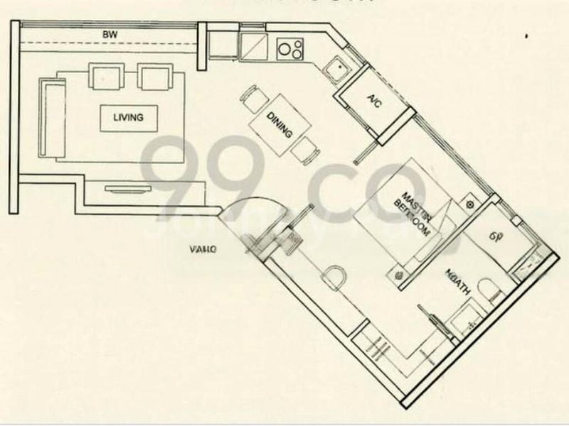 1 Bed Condo for Rent in  Tresalveo - Image 18