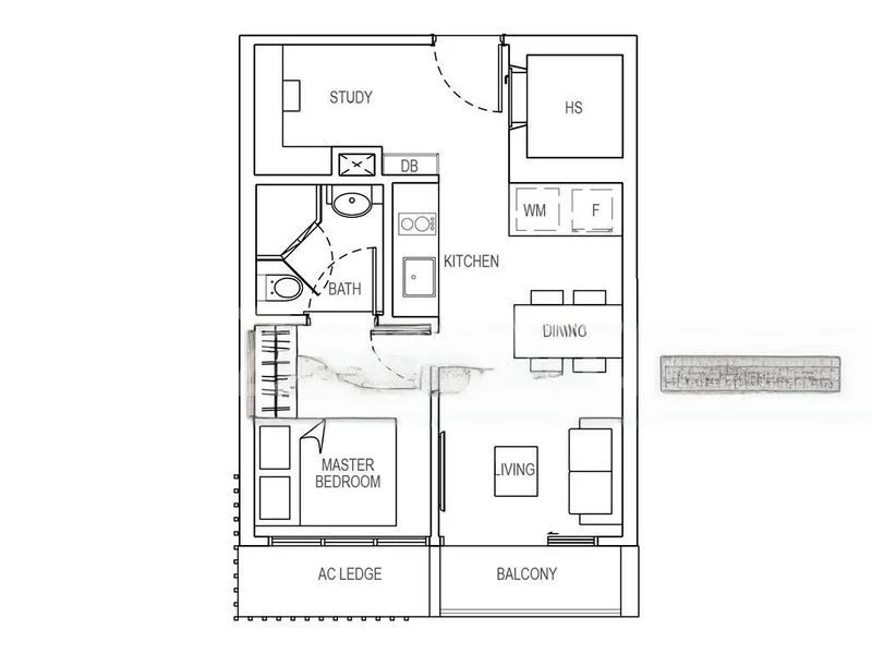 1 Bed Apartment (Condo) for Sale in  The Rise @ Oxley - Image 18