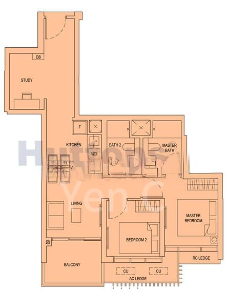 2 Bed Apartment (Condo) for Rent in  Newport Residences / Newport Tower - Image 7