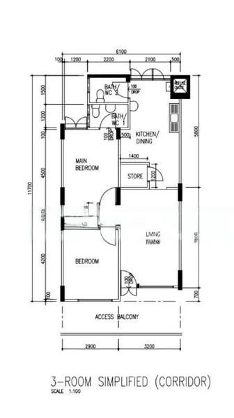3 Room (3S) HDB for Sale in  782 Yishun Ring Road - Image 6