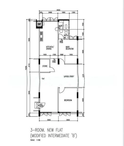 3 Room (3I) HDB for Sale in  530 Bedok North Street 3 - Image 7