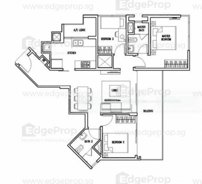 3 Bed Condo for Rent in  The Miltonia Residences - Image 15