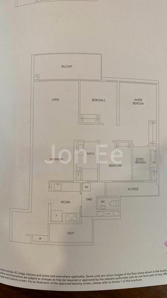 3 Bed Condo for Rent in  Treasure at Tampines - Image 10